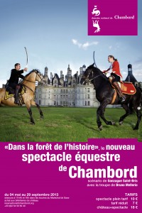 SPECTACLE équestre CHAMBORD 2013 40X60