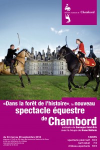 SPECTACLE équestre CHAMBORD 2013 40X60