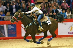 Melanie vole vers la victoire © Marc Bainaud