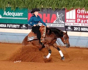 Katie Forest est aussi une cavalière western © Waltenberry 