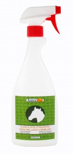 Glans en ontklittingsspray paarden