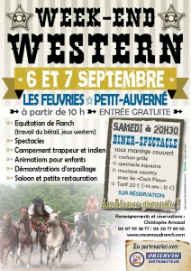 Affiche WE Western 2014