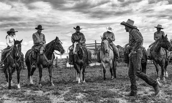 Dans un ranch au Wyoming… © Isabelle et Guillaume Beau de Loménie