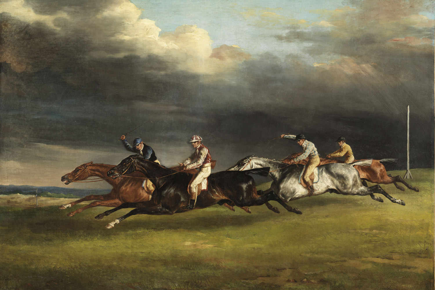 Théodore Géricault - Course de chevaux dit Le Derby de 1821 à Epsom ©DR
