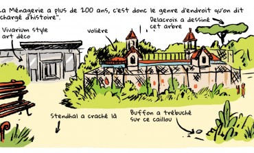 La ménagerie du Museum en BD