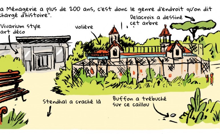 La ménagerie du Museum en BD