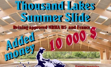 Dotation de 10 000 $ au Thousand Lakes Summer Slide – Lingé (36) – 21/22/23 août 2015