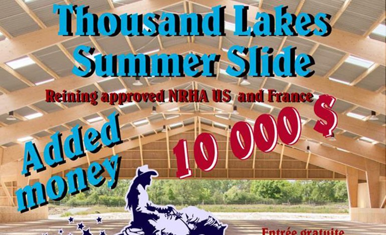 Dotation de 10 000 $ au Thousand Lakes Summer Slide – Lingé (36) – 21/22/23 août 2015