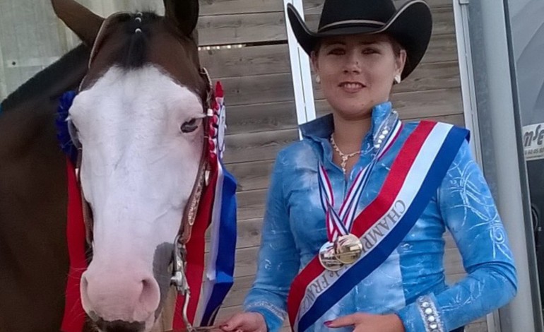 La belle année 2015 de Virginie et de son paint horse