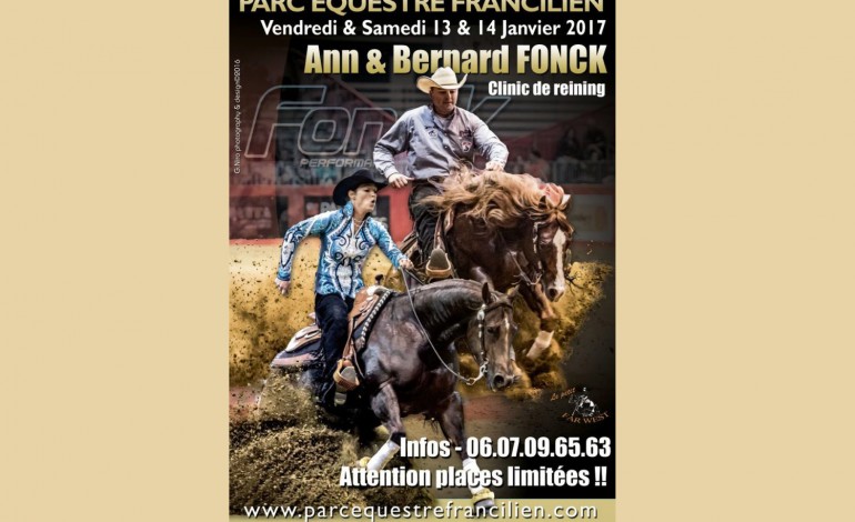 Reining : prochains clinics en Seine-et-Marne et Savoie