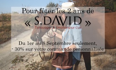 La maroquinerie S.David fête ses deux ans avec une offre spéciale début septembre… à ne pas manquer