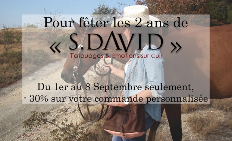 La maroquinerie S.David fête ses deux ans avec une offre spéciale début septembre… à ne pas manquer