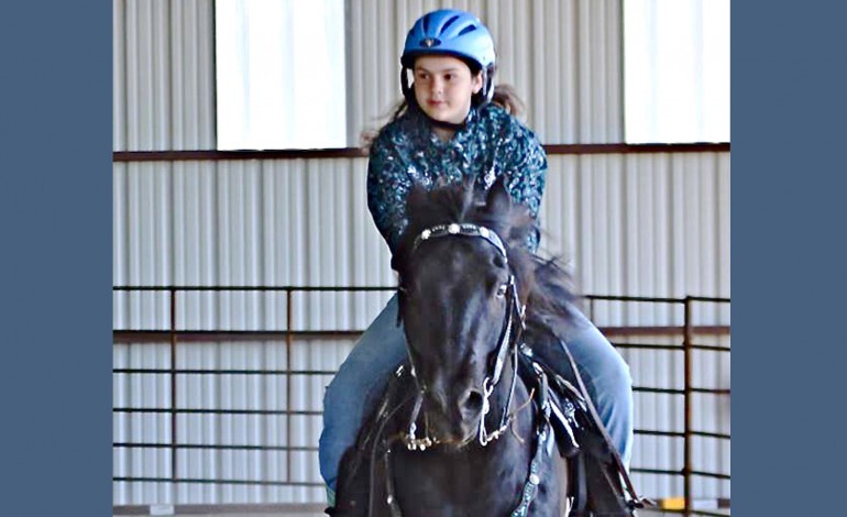 Extreme cowboy race à Equita : Angeline - 11 ans - dans la carrière des grands !
