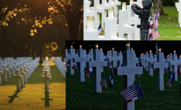14 000 bougies comme 14 000 vies américaines fauchées sur le sol français durant la Grande Guerre