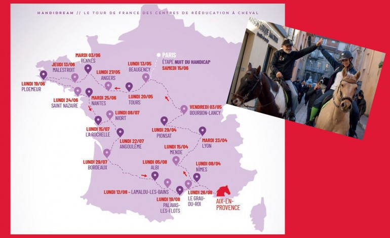 Pour repérer Aurélie Brihmat sur sa route cavalière