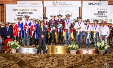 Reining à Givrins (Suisse) : les jeunes Français en argent !