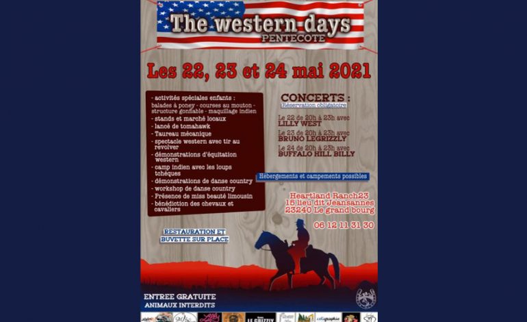 Festivités western en Creuse au printemps 2021