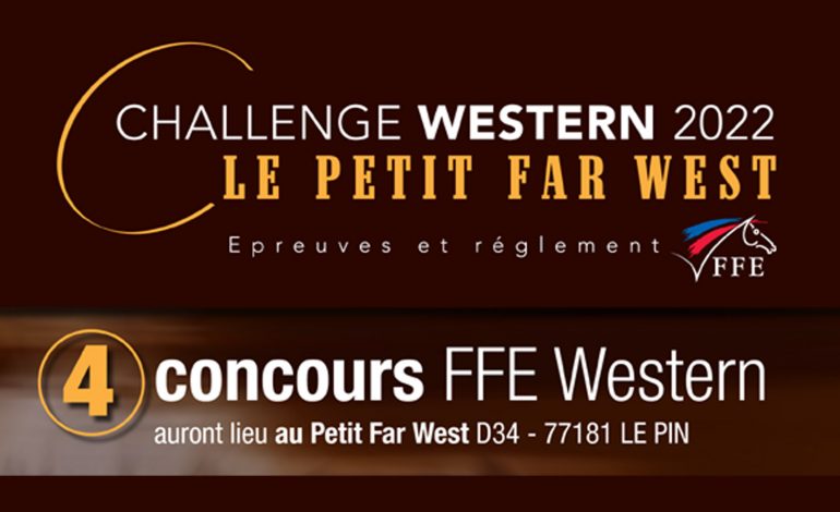 Challenge FFE western 2022 : les cavaliers amateurs sont bienvenus