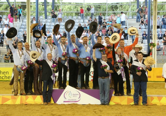 Aachen (Allemagne) - Championnat d’Europe de reining FEI – 14/15/16 août 2015