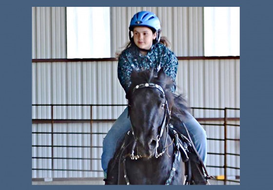 Extreme cowboy race à Equita : Angeline - 11 ans - dans la carrière des grands !