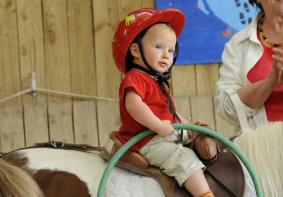 En selle les bébés !