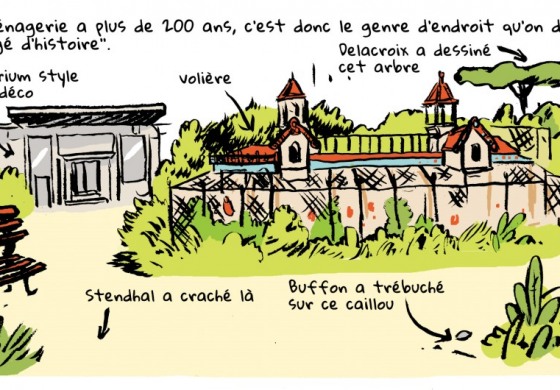 La ménagerie du Museum en BD