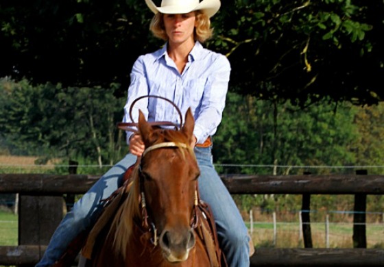 La toute jeune licenciée reste l’avenir de la filière cheval !