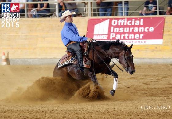 Reining – French Derby – Horse Academy – Mooslargue (68) – 3/7 juin 2015 – Fabien Boiron double