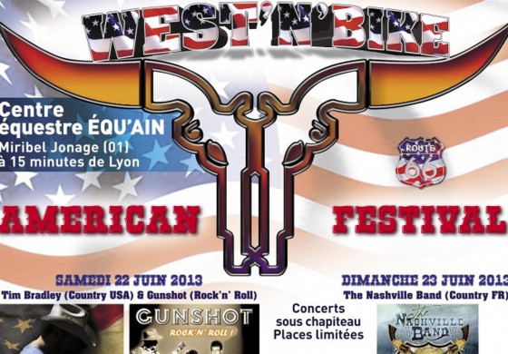 Festival Américain West'n'Bike - Jonage (01) – 22 & 23 juin 2013